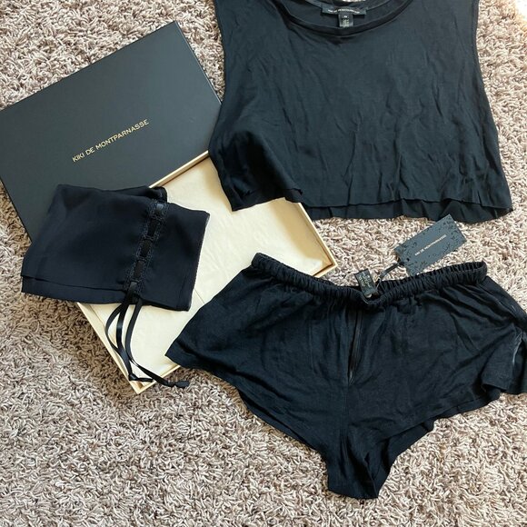 NEW! Kiki de Montparnasse  - black tank & short set - Picture 2 of 3